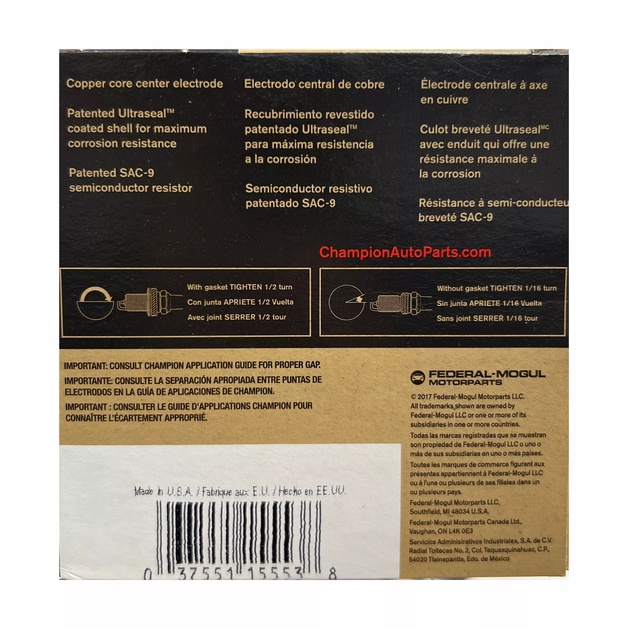 شمع خودرو چمپیون مدل 985  مناسب برای رنو مگان / ال 90 بسته 4 عددی