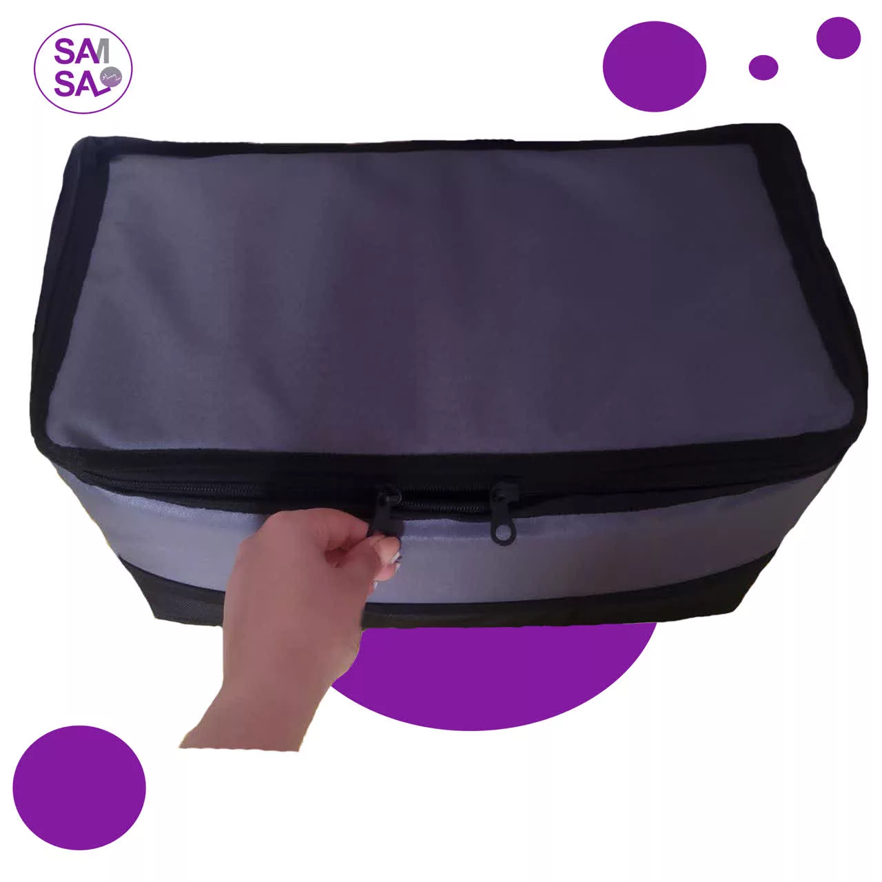 جعبه نظم دهنده صندوق عقب خودرو سام سالو مدل Ziab به همراه کیف ابزار