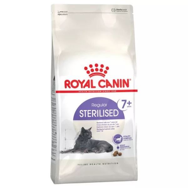غذای خشک گربه رویال کنین مدل 7+Sterilised وزن 1.5 کیلوگرم