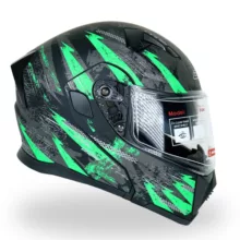 کلاه کاسکت دی ای وان مدل فک متحرک عینکدار کد DA_K101