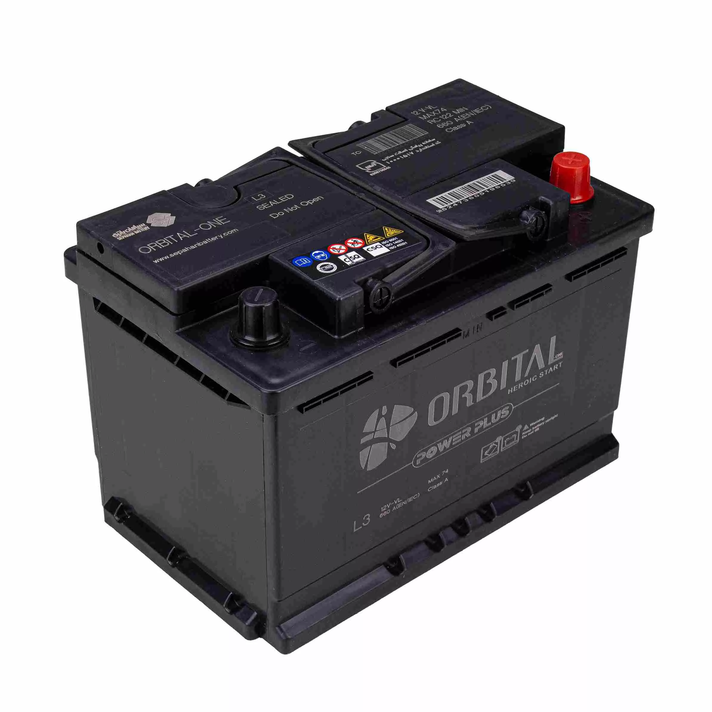 باتری اتمی خودرو اوربیتال-وان مدل 74 آمپر L3