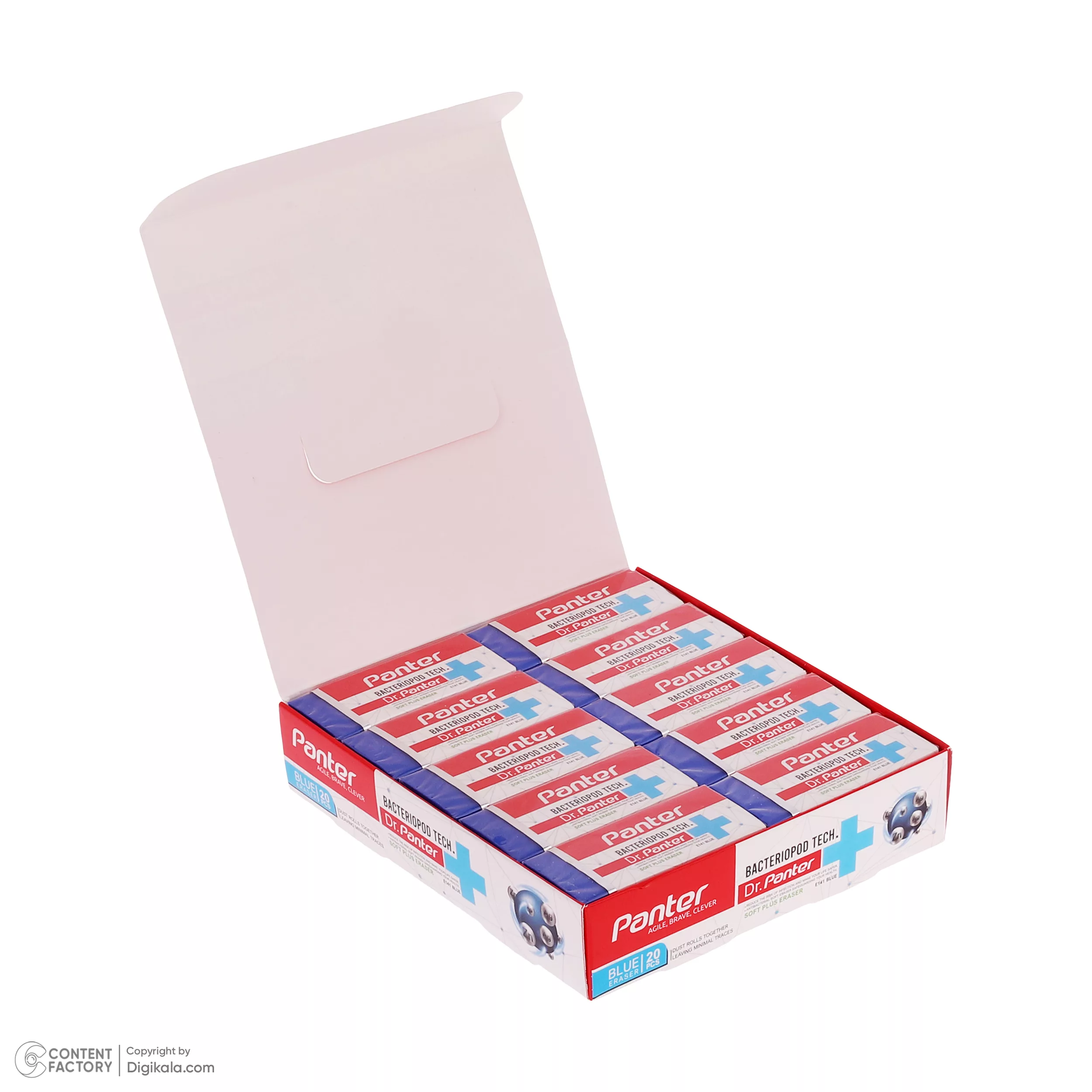 پاک کن پنتر مدل E141-Soft Plus بسته 20 عددی