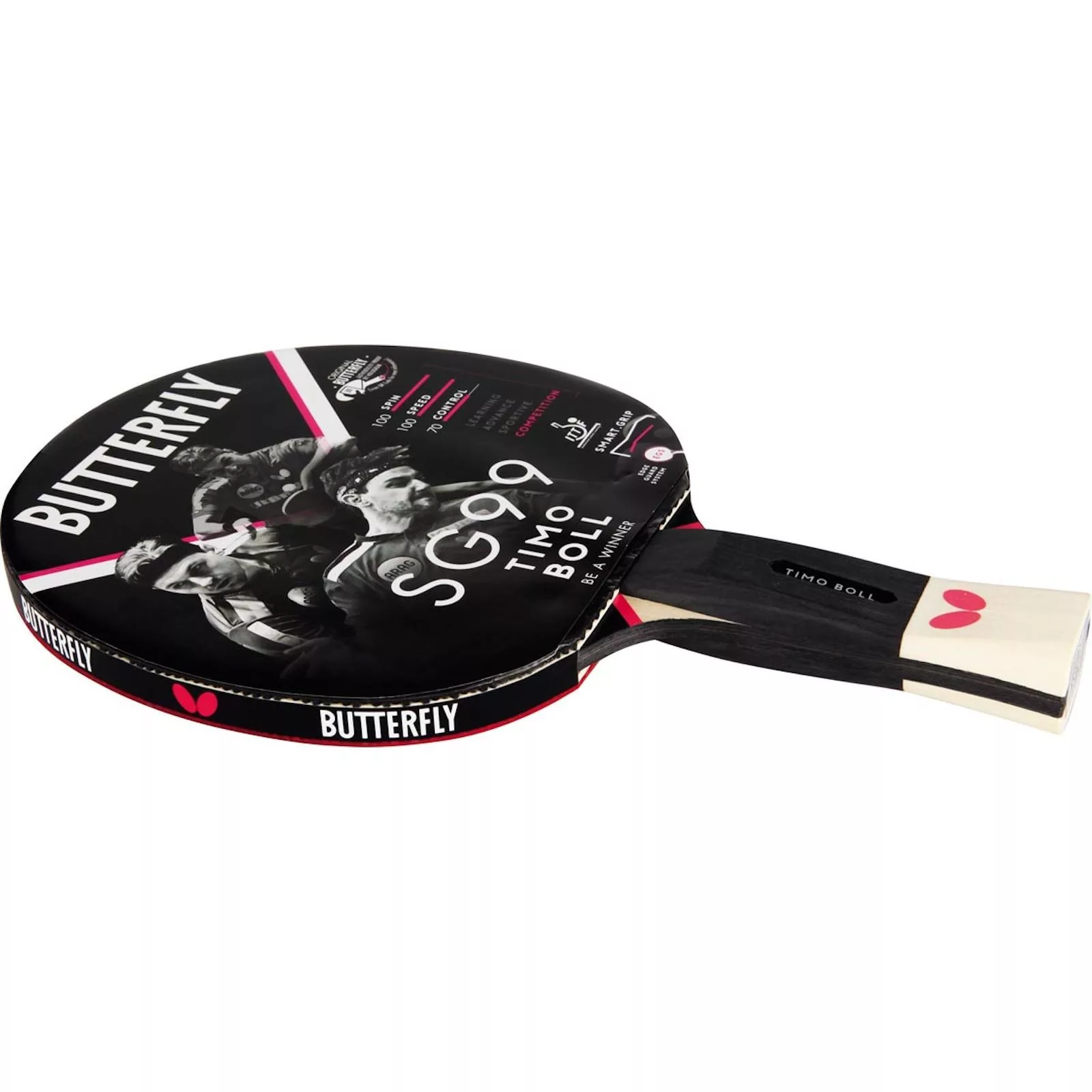 راکت پینگ پنگ باترفلای مدل SG99 Timo Boll سری Smart Grip