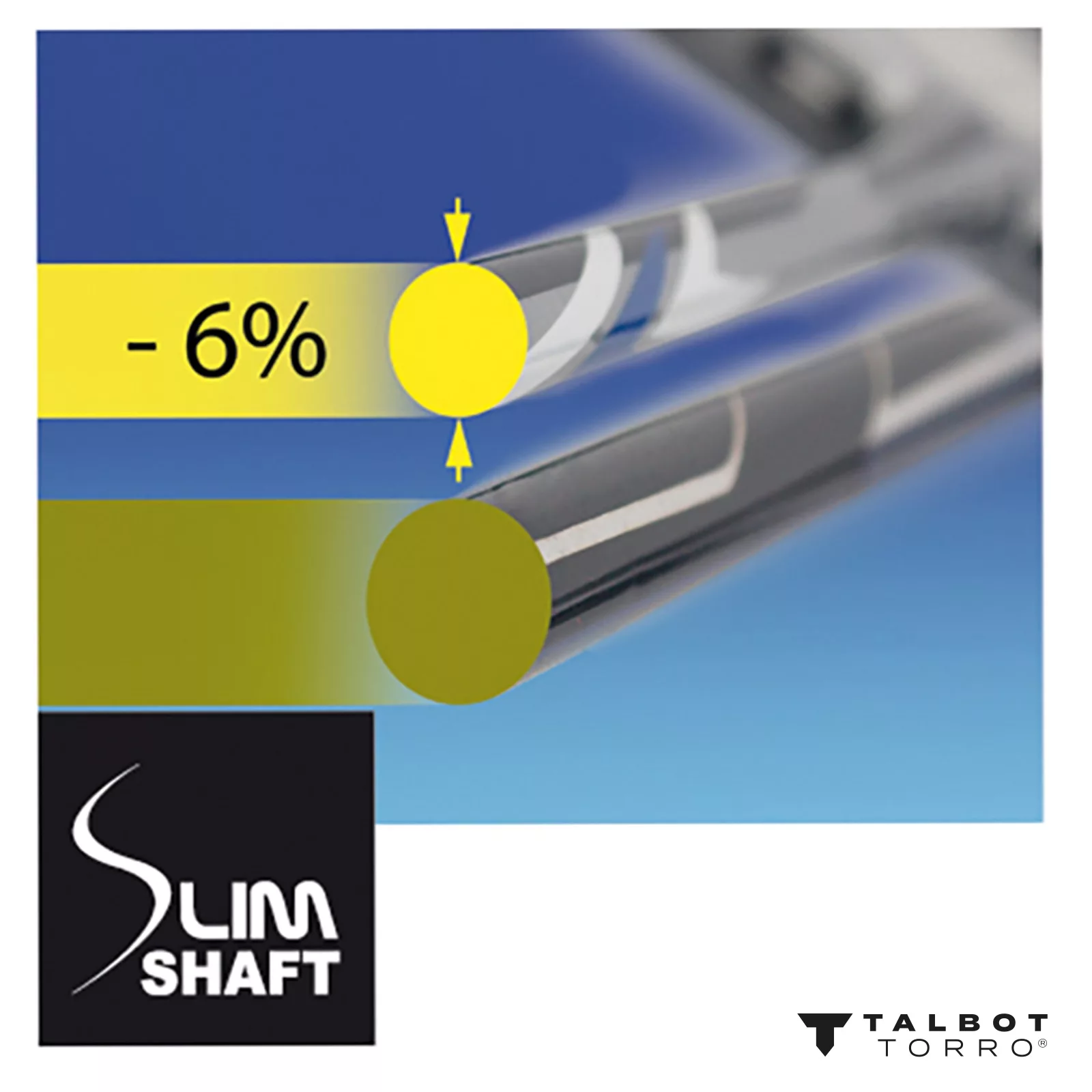 راکت بدمینتون تالبوت تورو مدل Isoforce 9051