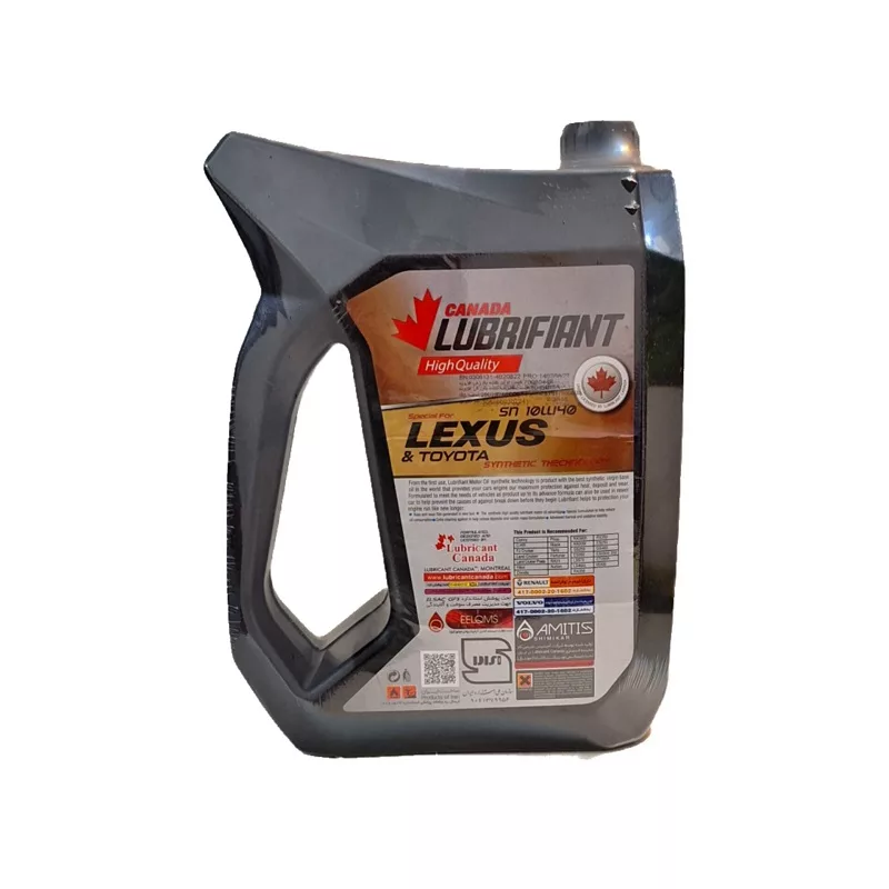 روغن موتور لوبریفنت کانادا مدل 40_10 SN مناسب برای لکسوس و تویوتا ظرفیت 5 لیتر
