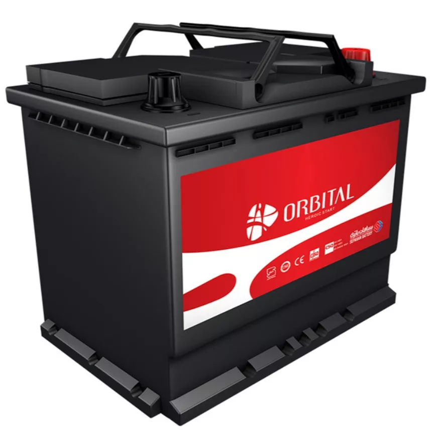 باتری اتمی خودرو سپاهان باطری مدل اوربیتال 70آمپر معکوس