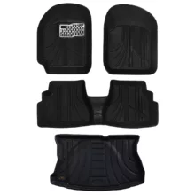 کفپوش سه بعدی خودرو مدل MAX-MH مناسب برای کوییک R به همراه کفپوش صندوق خودرو