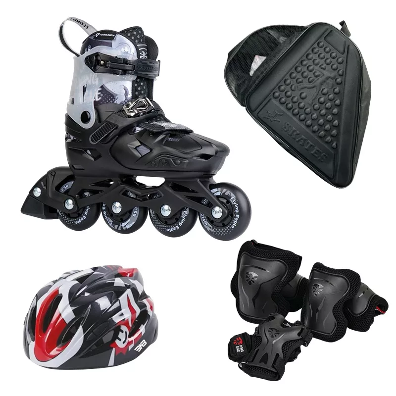 اسکیت بچگانه فلایینگ ایگل مدل S3-s به همراه کلاه و لوازم ایمنی