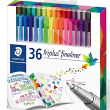 روان نویس استدلر مدل Triplus fineliner بسته 36 عددی
