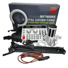 میکروفون کندانسر کد BM7000 به همراه کارت صدا