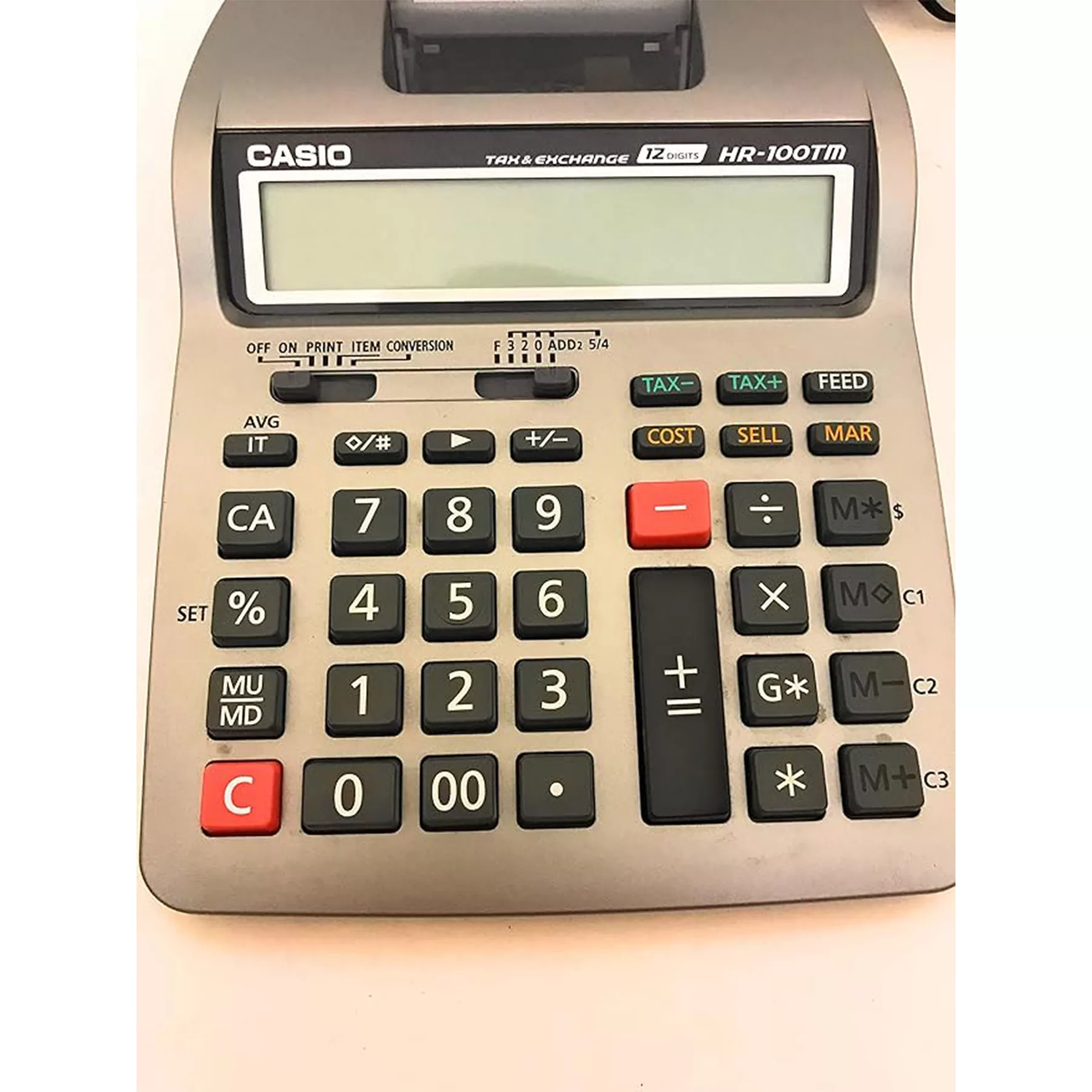 ماشین حساب کاسیو HR-100TM