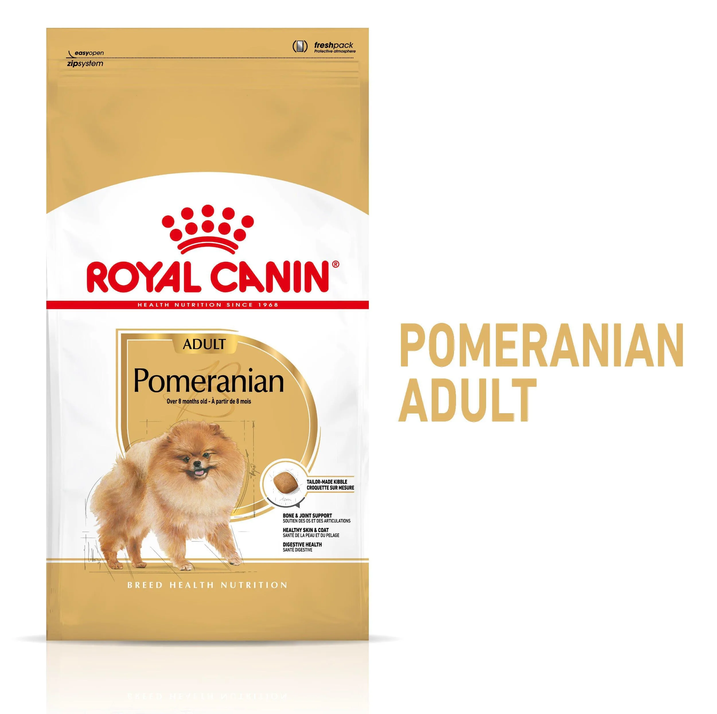 غذای خشک سگ رویال کنین مدل pomeranian وزن 1.5 کیلوگرم