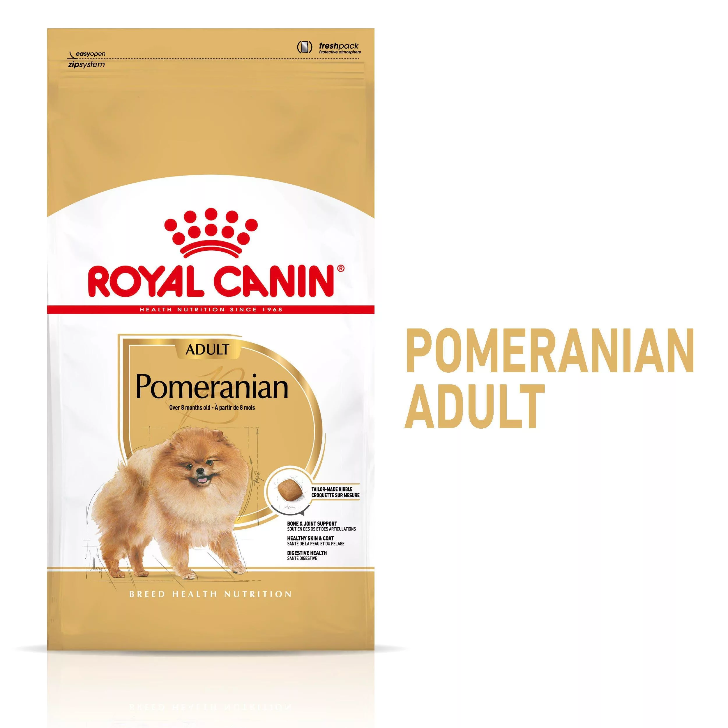 غذای خشک سگ رویال کنین مدل pomeranian وزن 1.5 کیلوگرم