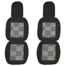 پشتی صندلی خودرو مدل عرقگیر حصیری مجموعه 2 عددی