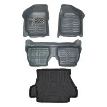 کفپوش پنج بعدی خودرو پانیذ مدل EVA01 مناسب برای ساینا به همراه کفپوش صندوق