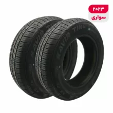 لاستیک خودرو کویر تایر مدل KB26 سایز 13 / 65 / 165 میلی‌متر تولید سال 2023 – 2 حلقه