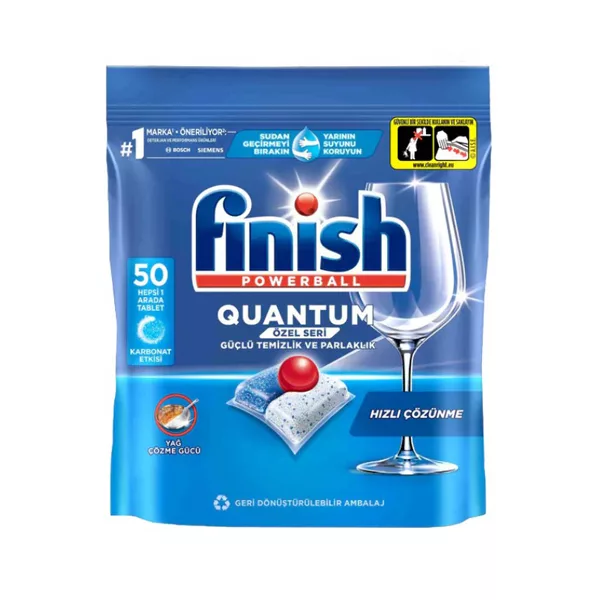 قرص ظرفشویی فینیش مدل Quantum بسته 50 عددی