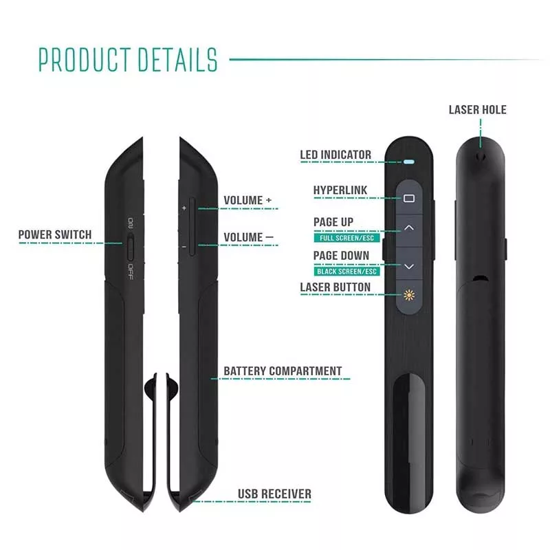 پرزنتر بیسیم مدل NETPIL PP-927