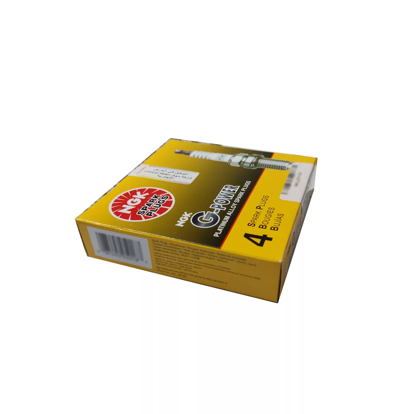 شمع خودرو ان جی کی مدل پایه بلند سوزنی پلاتینیوم کد LFR5AGP بسته 4 عددی