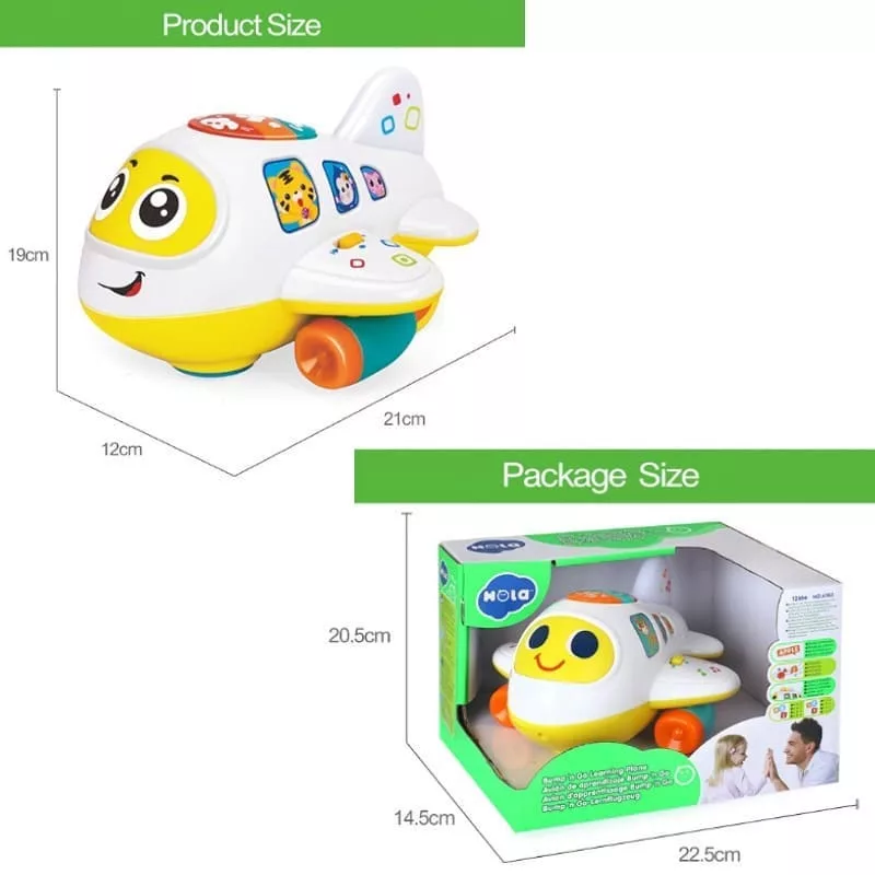 بازی آموزشی هولا مدل  هواپیما کد 061