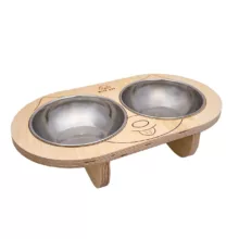 ظرف آب و غذای سگ و گربه میروپت مدل باباقوری