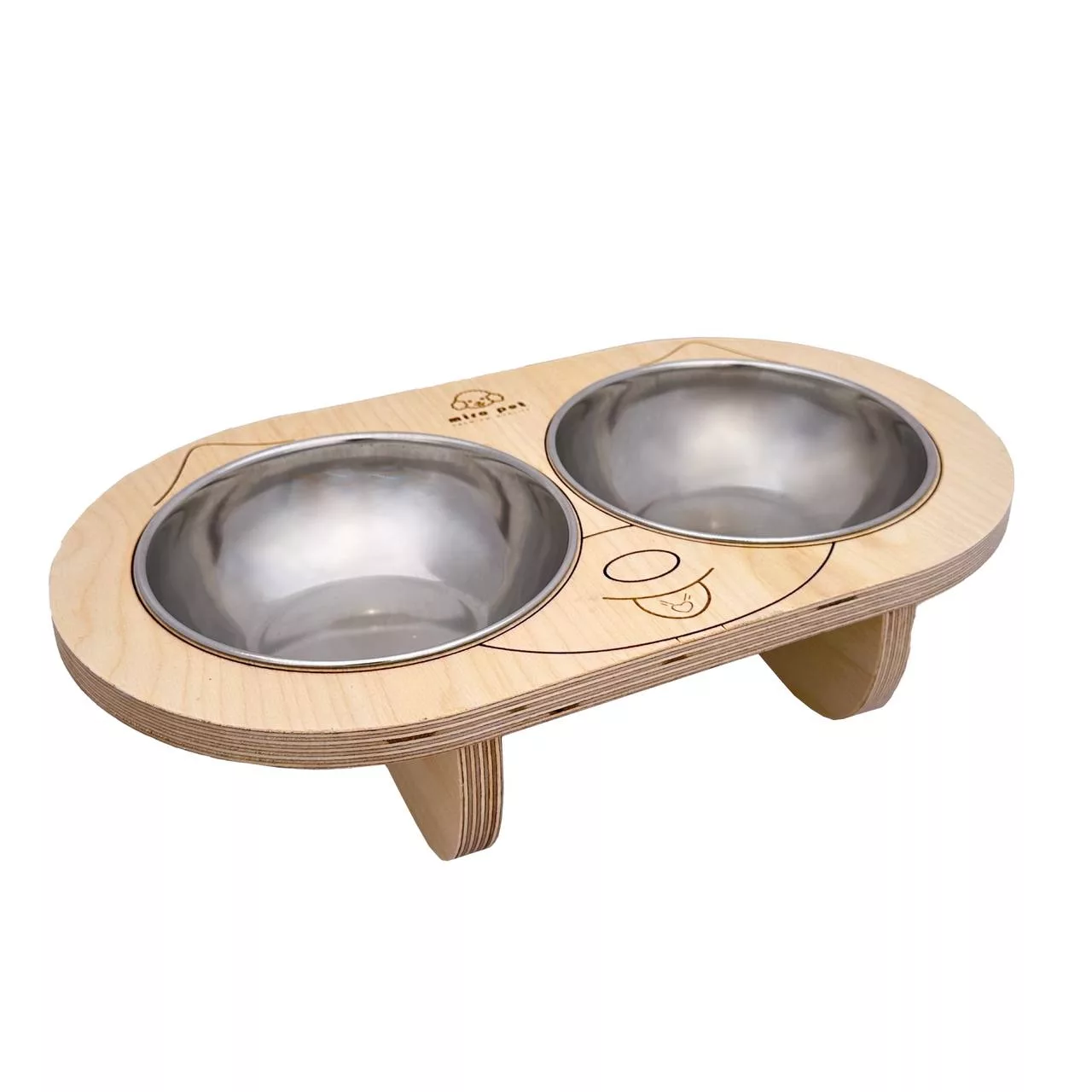 ظرف آب و غذای سگ و گربه میروپت مدل باباقوری