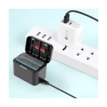 شارژر باتری پلوز مدل Charging Box PU999 مناسب دوربین Insta 360 X4