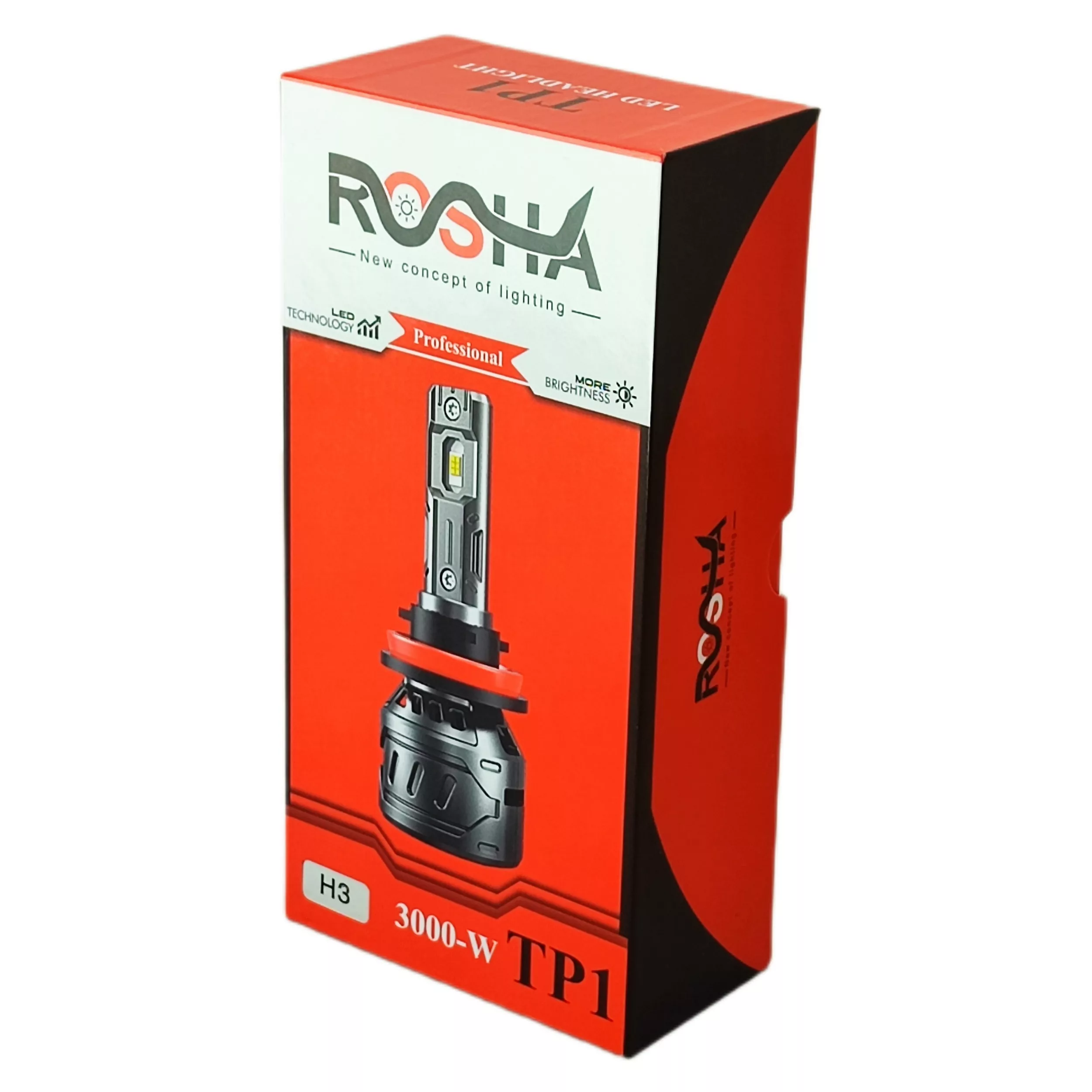 هدلایت لامپ خودرو روشا مدل TP1 پایه H3 بسته دو عددی