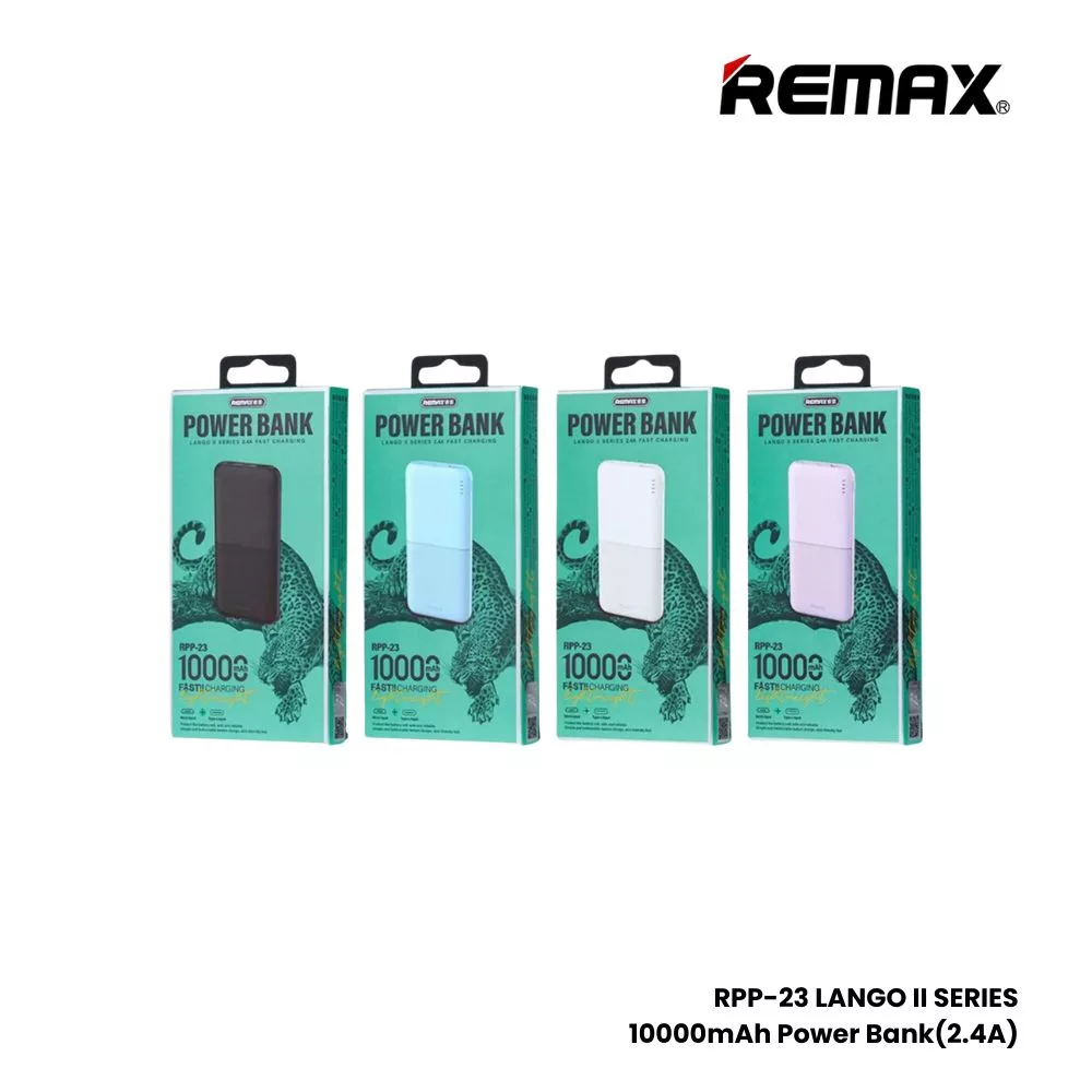 پاوربانک ریمکس مدل RPP-23 ظرفیت 10000 میلی آمپر ساعت