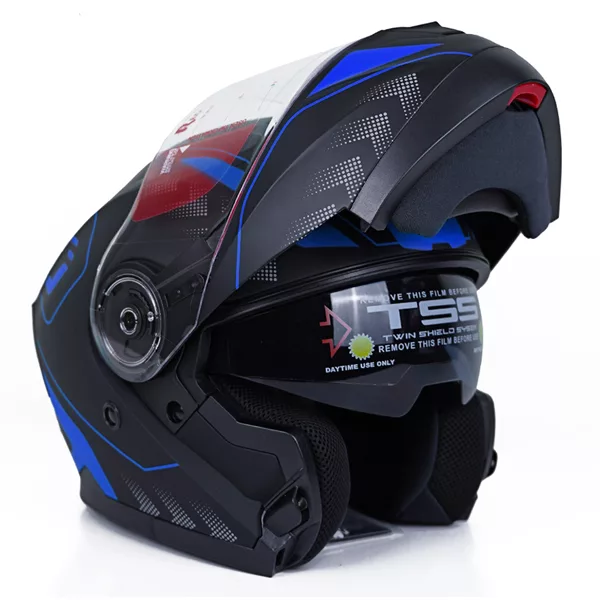 کلاه کاسکت ردلاین مدل فک متحرک عینکدار کد RE_937