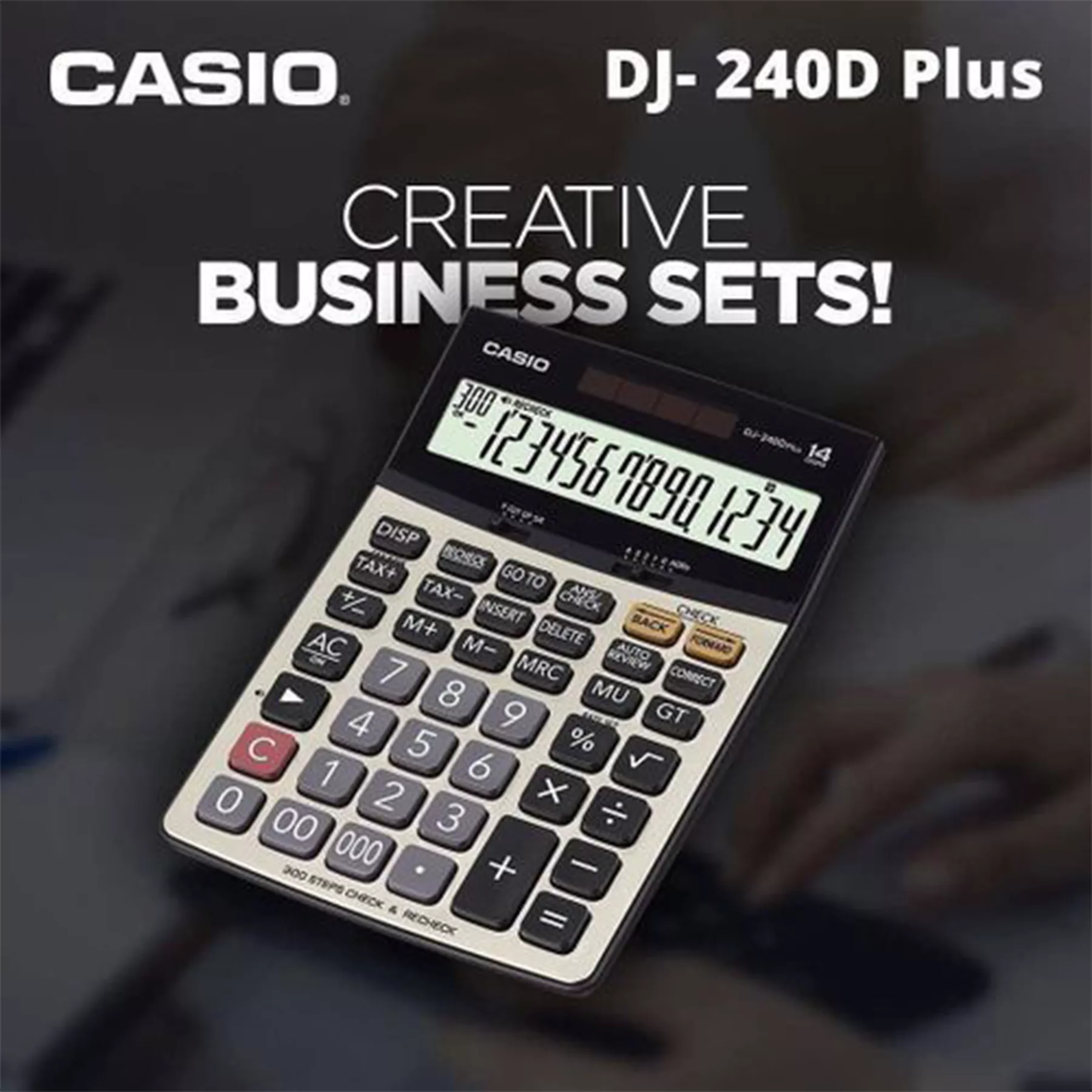 ماشین حساب کاسیو مدل DJ-240D Plus