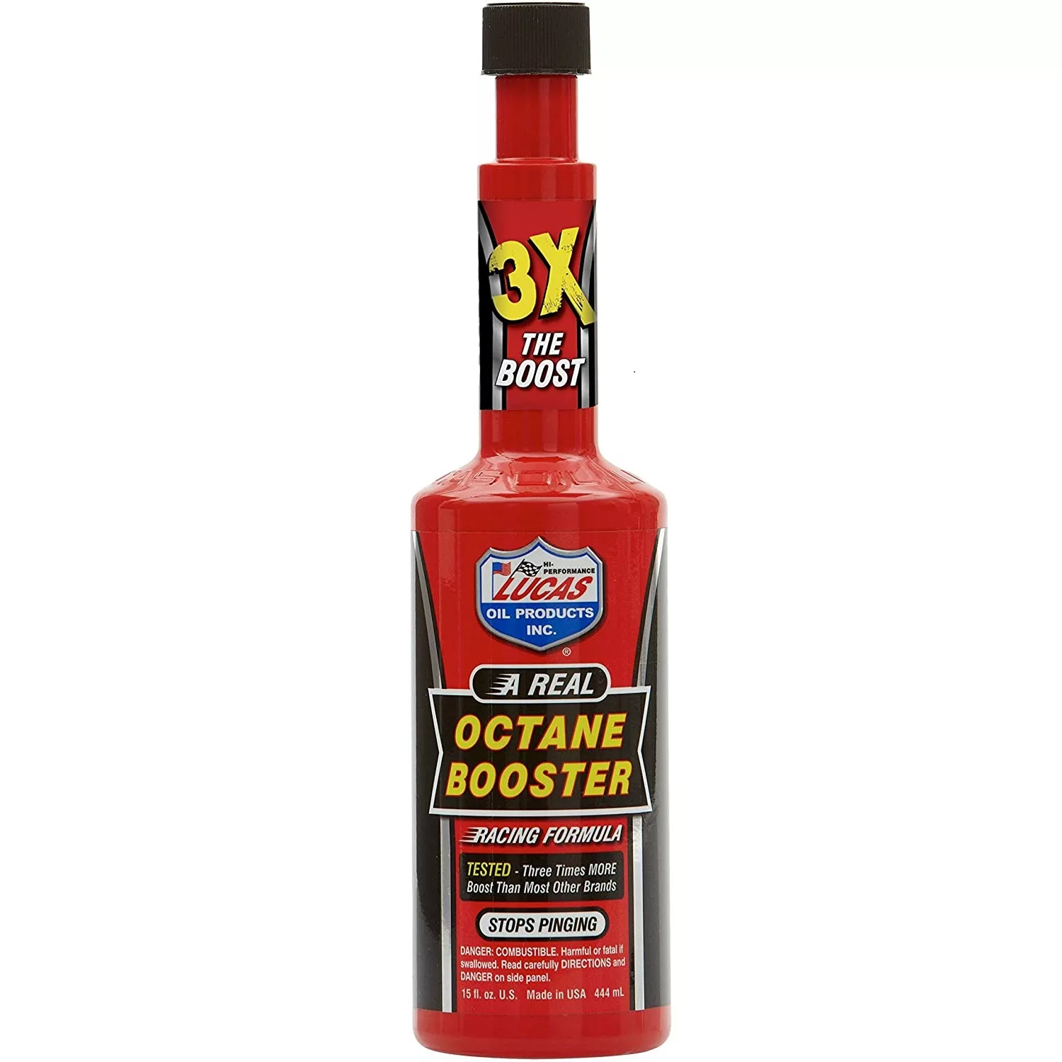 اکتان بوستر و مکمل سوخت لوکاس مدل 3x Boost حجم 444 میلی لیتر