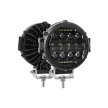 پروژکتور آفرودی خودرو مدل دیلایت دار مدل 250 وات 7inch بسته 2 عددی