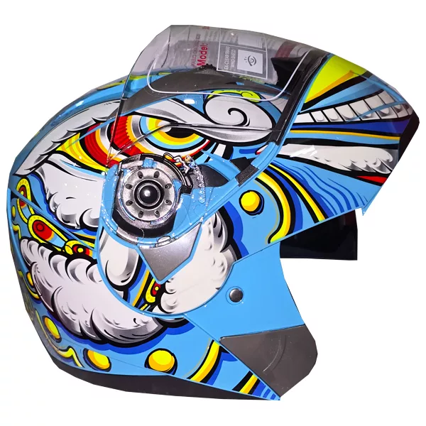 کلاه کاسکت دی ای وان مدل فک متحرک عینکدار کد DA_108