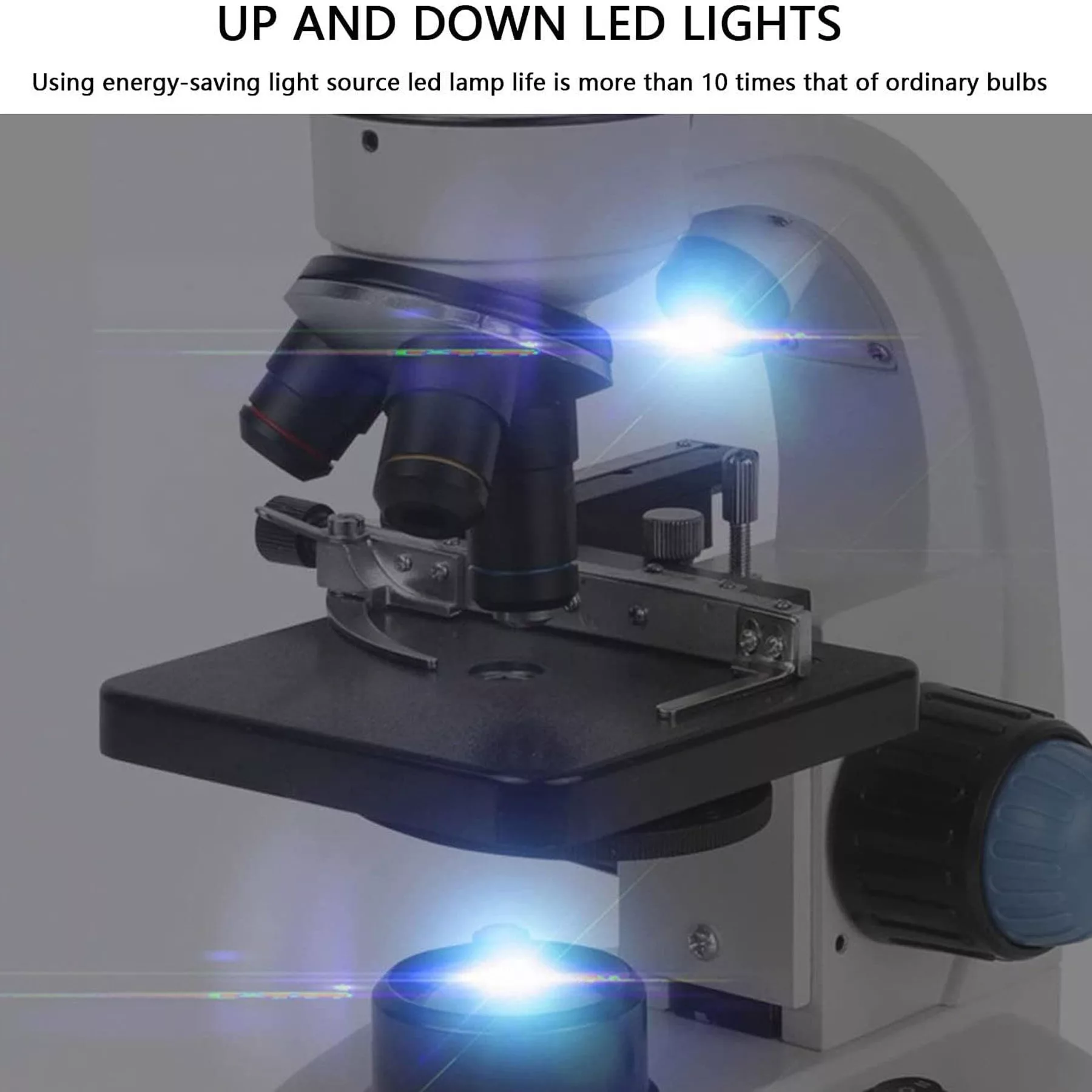 میکروسکوپ مدل دوچشمی 1000x New 2025 به همراه کیف حمل