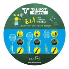 راکت بدمینتون تالبوت تورو مدل Eli Teen