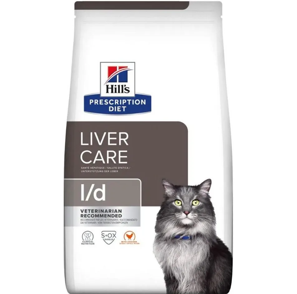 غذای خشک گربه هیلز مدل Liver Care وزن 1.5 کیلوگرم
