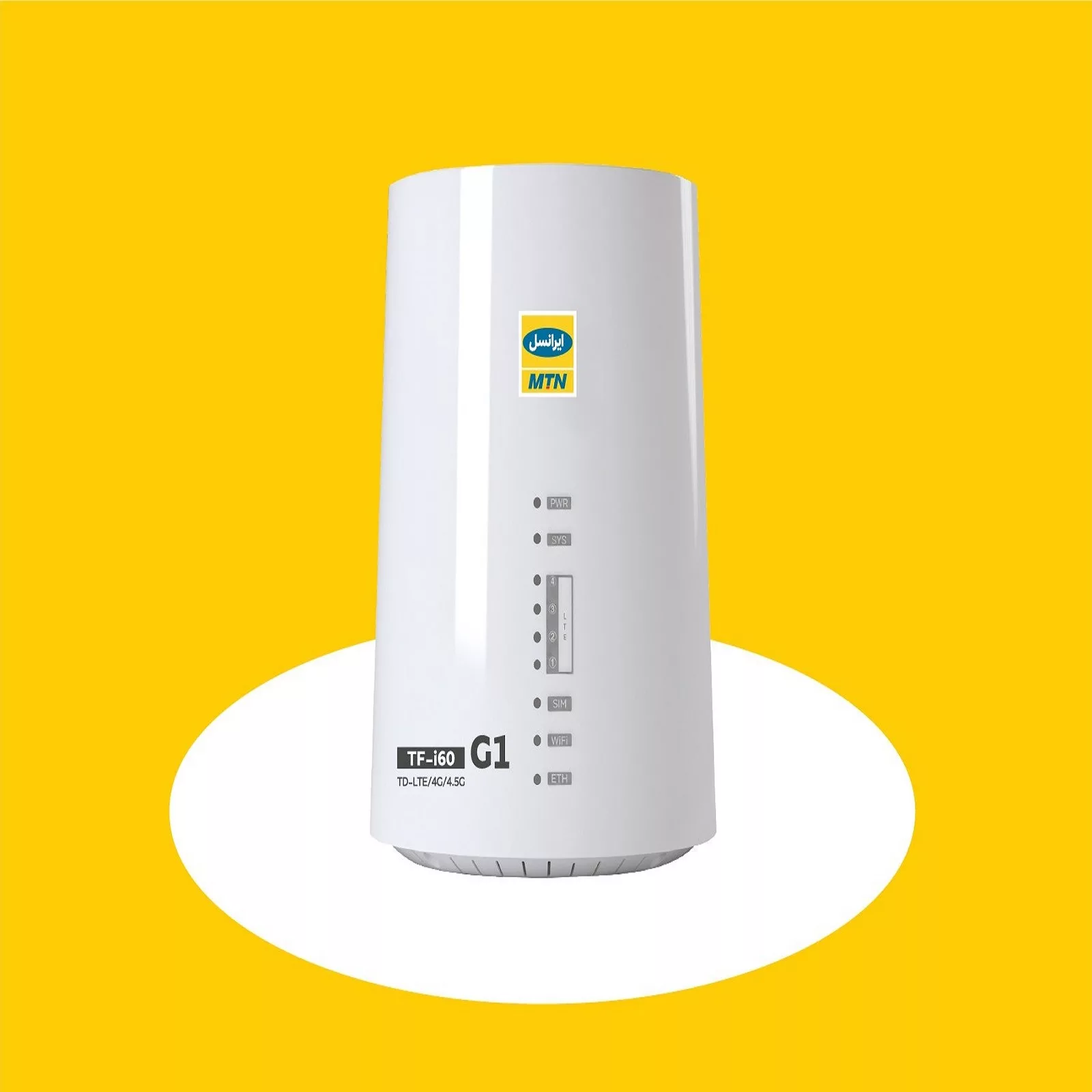 مودم روتر بی سیم 4G LTE ایرانسل مدل TF-I60 G1 به همراه سیم کارت 660گیگابایتی Wenex