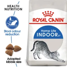 غذای خشک گربه رویال کنین مدل indoor وزن 2 کیلوگرم