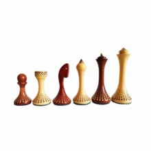 مهره شطرنج صنایع چوب ئاسک مدل نقطه کوبی