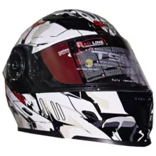 کلاه کاسکت ردلاین مدل فک متحرک عینکدار کد RE_939