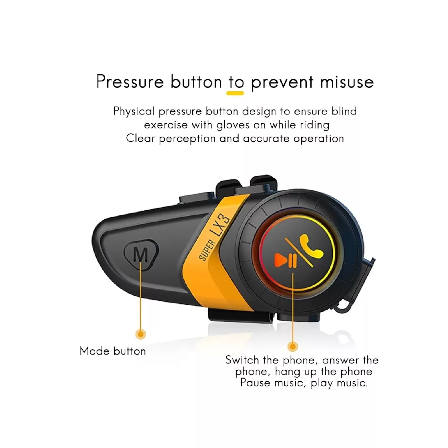 هدست کلاه کاسکت مدل SUPER LX3