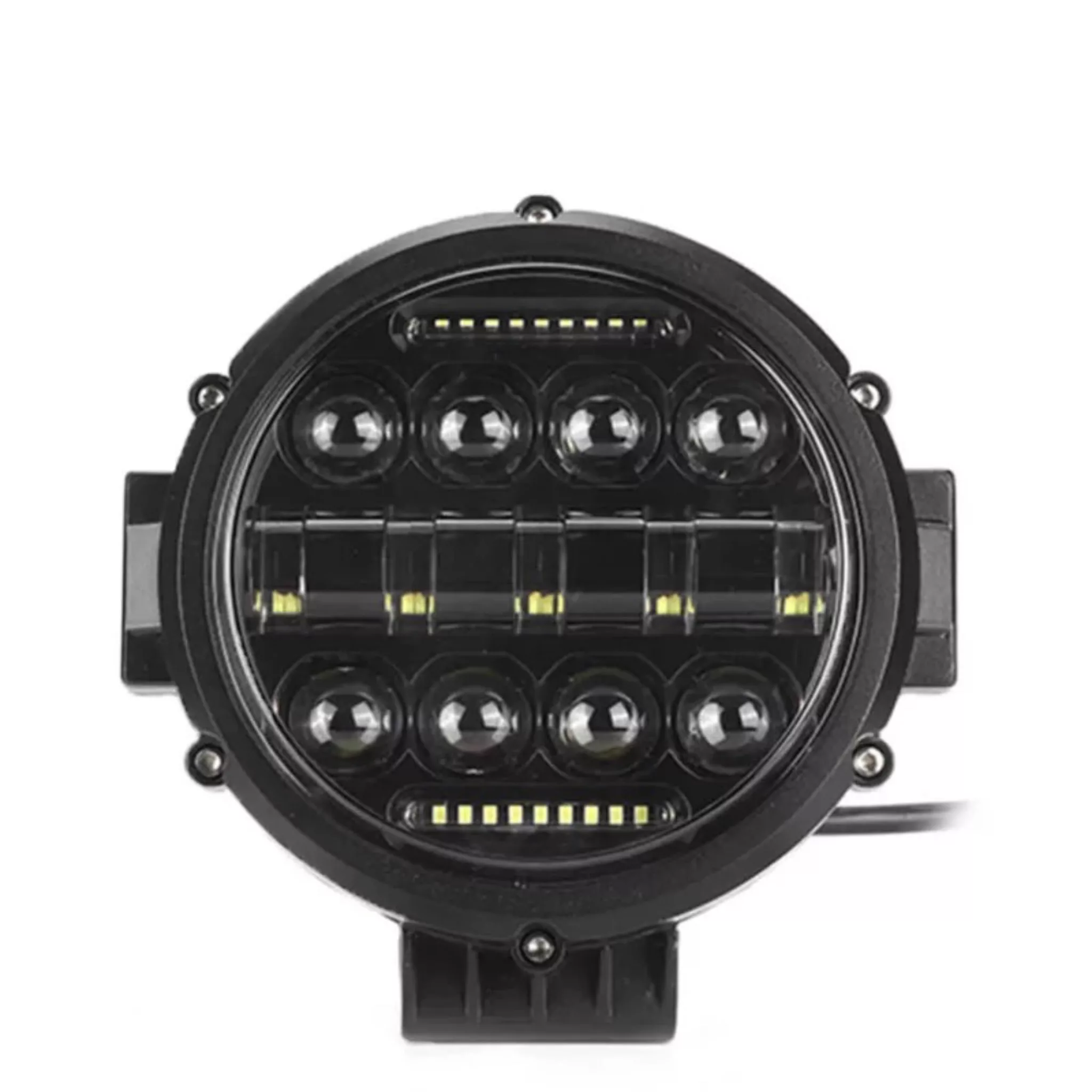 پروژکتور آفرودی خودرو مدل دیلایت دار مدل 250 وات 7inch بسته 2 عددی