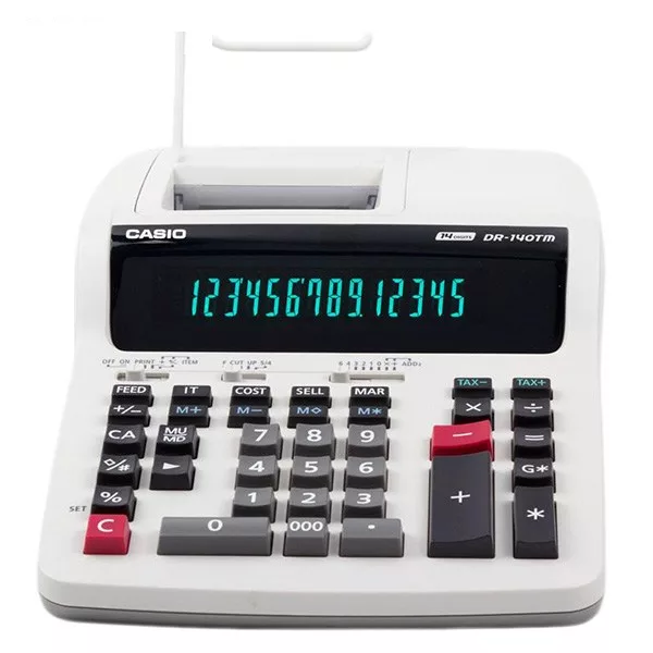 ماشین حساب کاسیو مدل DR-140TM