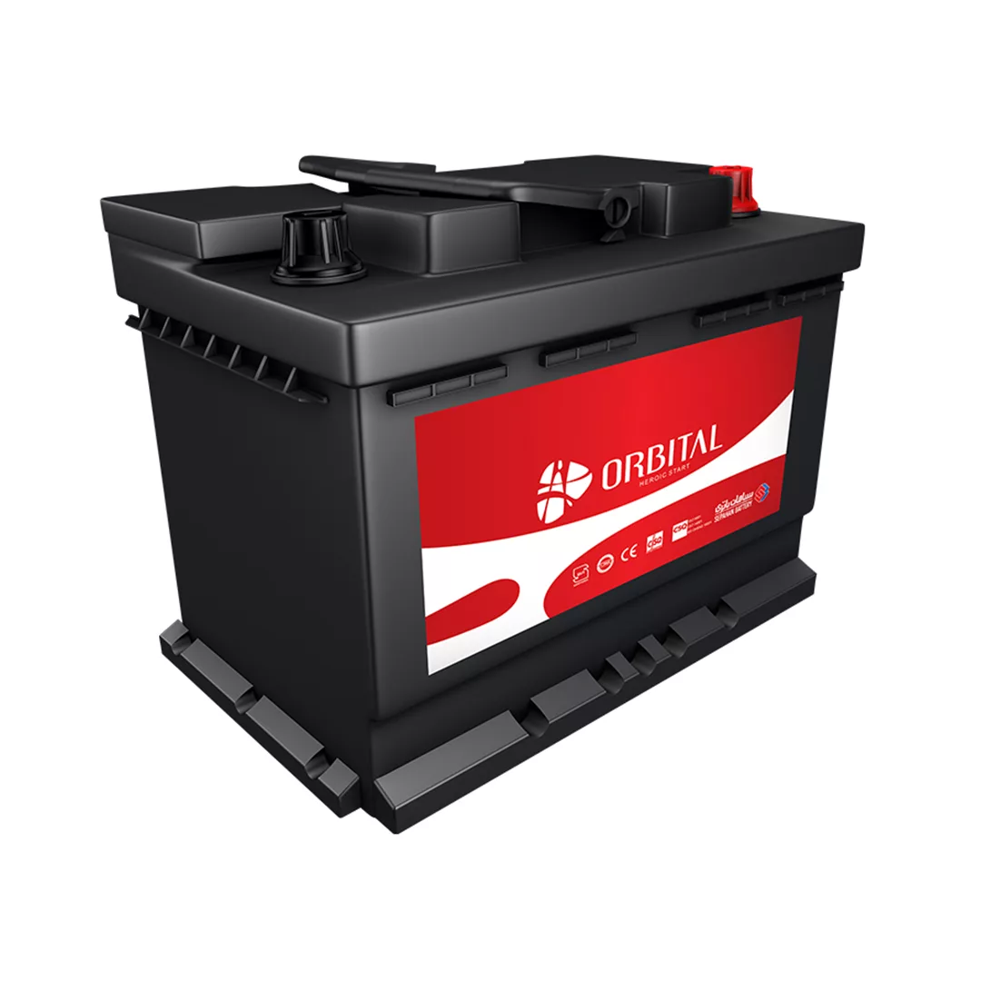 باتری اتمی خودرو سپاهان باطری مدل L2 اوربیتال 60 آمپر