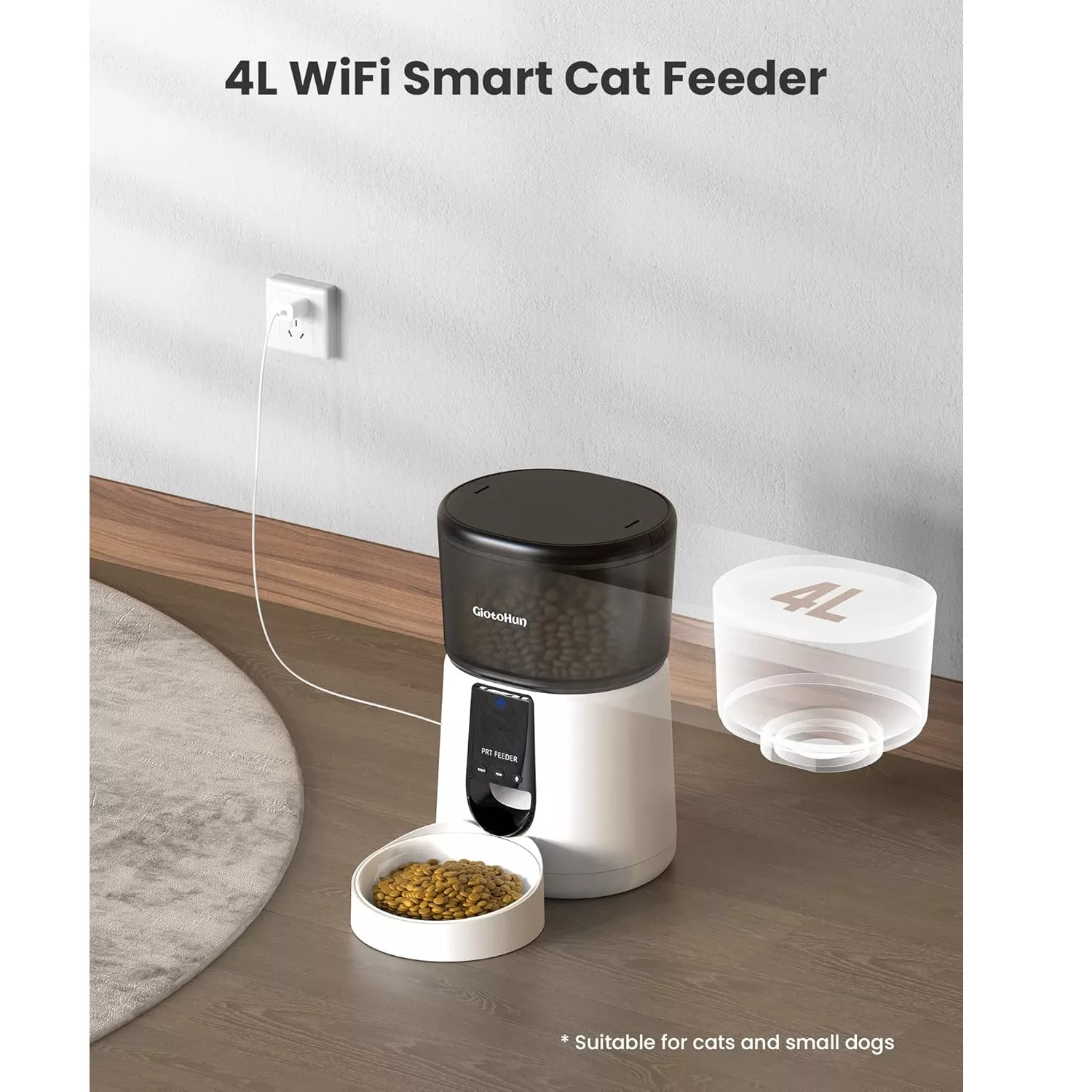 ظرف غذای هوشمند حیوانات خانگی گیوتون مدل pf31