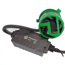 لامپ هدلایت خودرو پریمیوم مدل P75 دو رنگ کنترلی پایه H4