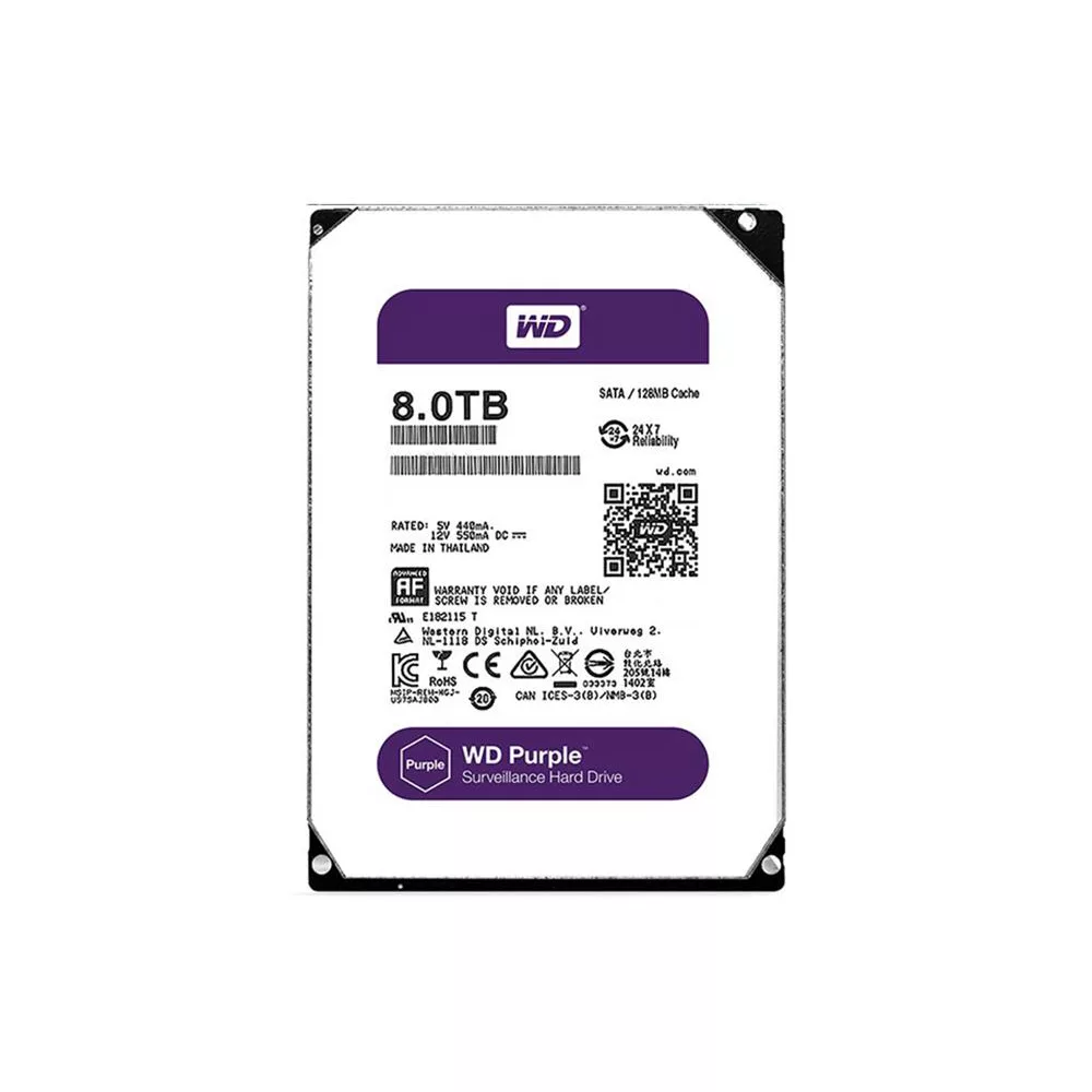 هارددیسک اینترنال مدل Purple WD80PURZ ظرفیت 8 ترابایت