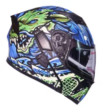 کلاه کاسکت دی ای وان مدل فک متحرک عینکدار کد DA_101