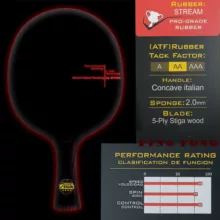راکت پینگ پنگ استیگا کد V.M 4 مجموعه دو عددی